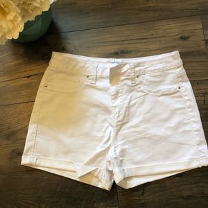 Luxe white shorts